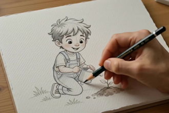 create watercolor childrens book illustrations and book art