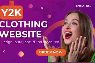 setup professional y2k clothing website, apliiq, gelato, zakeke online store