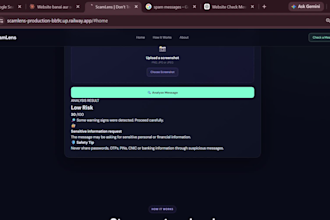 build a scam and phishing detection web app in python flask