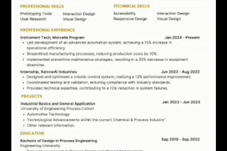 create ats friendly resume, CV cover letter for USA canada and germany