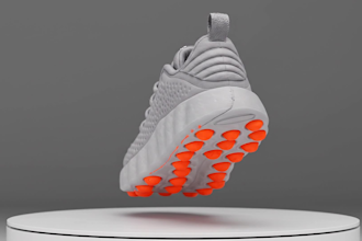 create 3d shoe renders and animations