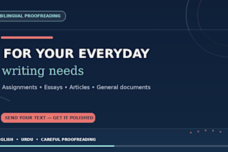 proofread your best writings