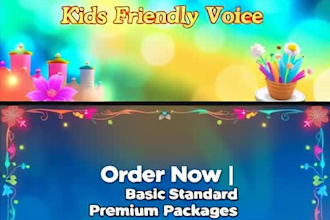 urdu kids moral story voiceover in cute female voice