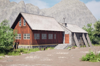 create a gameready 3d environment on unreal engine