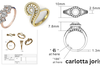 3d jewelry cad design for jewelry rendering pendant design 3d ring design
