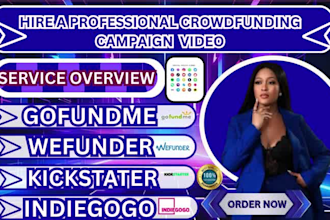 create a high converting crowdfunding video for kickstarter indiegogo fundraisin
