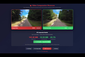 compress your videos to reduce size without losing quality
