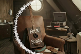 record a raw acoustic folk song with box guitar