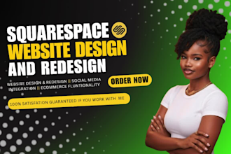 design, redesign squarespace website