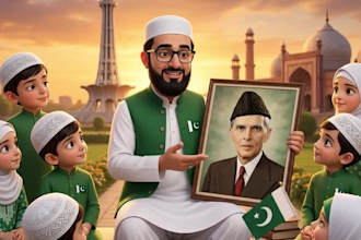 create  3d islamic ai animated videos for kids youtube shorts
