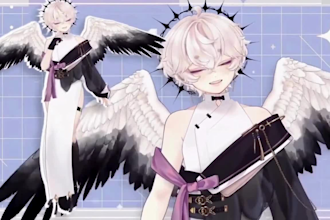 design and rig high quality live 2d vtuber model, 3d vtuber model, anime vtuber