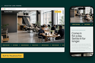 build a modern one page wordpress website in elementor