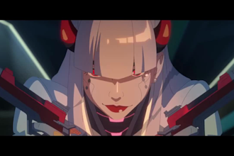 do 2d animated music video, anime style 2d cartoon video short intro trailer