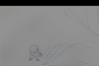 do 2d frame by frame hand drawn anime in pencil sketch style