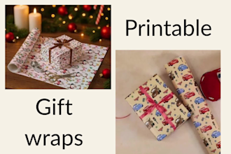 design luxury custom wrapping papers and gift wrap patterns