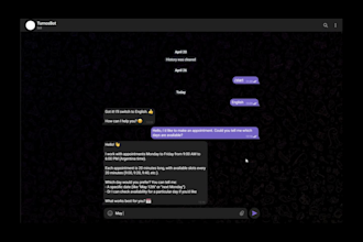 build an ai appointment scheduling chatbot