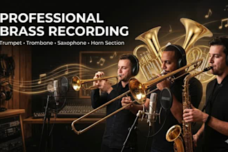 record professional brass trumpet  trombone,   and saxophone