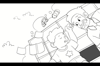 draw beautiful childrens storybook illustrations