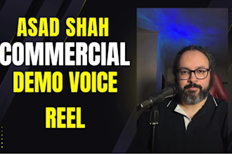 record a commercial voiceover for you