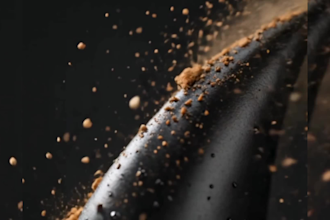 create a premium ai cinematic video ad with logo and brand identity