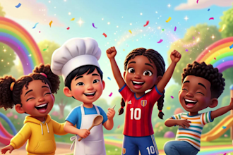 write and produce fun childrens music, kid, songs for you