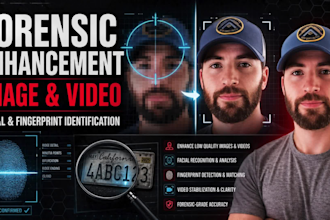 do forensic image and video enhancement, deblurring, blur video, license plate