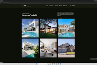 create a custom HTML CSS js portfolio website