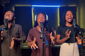 record professional background vocals and gospel choir