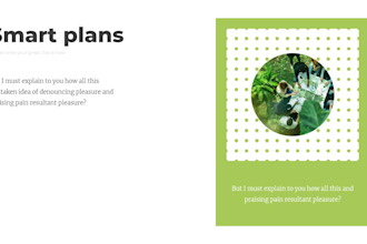 create a professional, modern business presentation slides