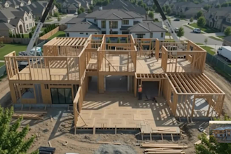 create construction and real estate time lapse 4k video