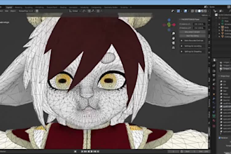 create custom 3d realistic vtuber avatar vrm file export vseeface animaze cc4