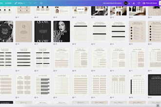 design canva mindfulness workbook journal therapy ebook worksheets