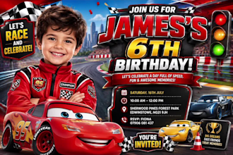 create editable kids birthday invitation cards in canva