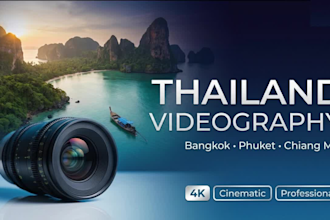 film professional 4k videography content anywhere in thailand