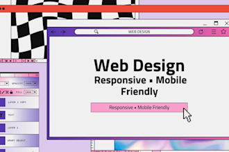 create a clean modern and mobile friendly website