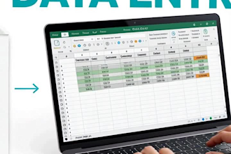 do data entry pdf to excel and handwriting notes typing