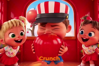 create a high quality 3d disney pixar style alphabet animation for kids,ai video