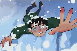 create a mature gritty and introspective 2d anime film