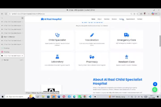 build a responsive HTML CSS javascript website