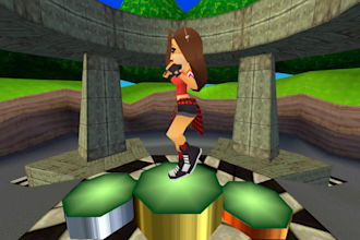 model 3d animation, rigging for psx lowpoly style,ps1 retro ps2 model,game ready