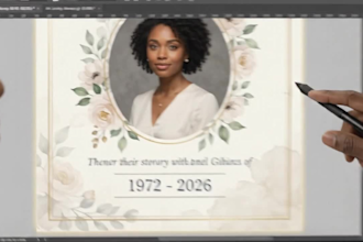 funeral brochure design funeral flyer, obituary program, memorial brochure
