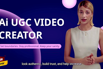 create ai ugc, ai ugc ads, ugc video and tiktok ai ugc ads for you