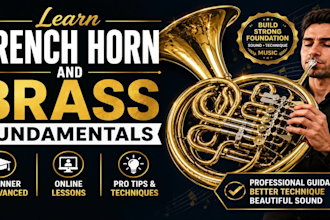 give you french horn and brass fundamentals lessons