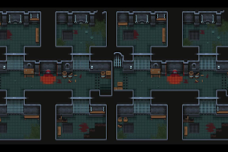 create pokemon style pixel art buildings, rpg, assets, tilesets and sprites
