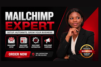 set up and design mailchimp campaigns to boost sales