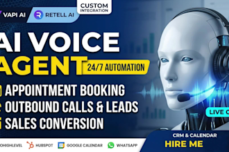 build ai voice agent,outbound calling bot,appointment setter CRM integration