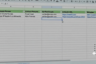 do b2b lead generation and build verified email lists