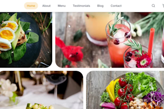 create a restaurant website with ordering system and book a table system