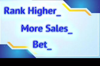 do amazon SEO listing optimisation for higher ranking and sales