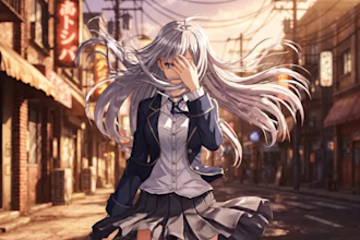 draw anime visual novel characters, cg art and game backgrounds